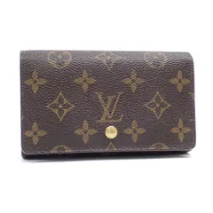 ルイ・ヴィトン(Louis Vuitton) ルイ・ヴィトン 二つ折り財布 モノグラム ポルト モネ ビエ トレゾール レディース M61730 イニシャル入り