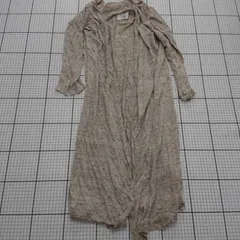 ◇ ⊇ 【ヴァン Vin】ロングカーディガン ベージュ系 レディース 羽織り ニット E  【1509190043662】