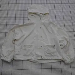 ◇ ⊇ 【ラブトキシック Lovetoxic】Mサイズ ホワイト系 フード付きスナップボタンパーカー レディース E  【1509190047899】