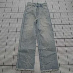 ◇ Θ 【ティティベイト titivate】セレクト フリンジカットオフデニムパンツ ライトブルー系 Sサイズ レディース E  【1509190044263】