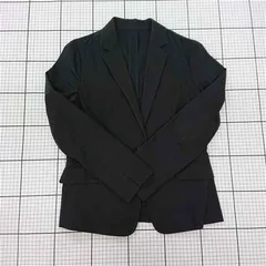 ◇ Θ ユナイテッドアローズ グリーンレーベルリラクシング テーラードジャケット ブラック メンズ E  【1511060021618】