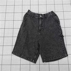 ◇ Θ エスエムツー SM2 デニムショートパンツ ブラック系 S レディース E  【1511060021519】