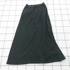 ◇ Θ ナチュラルビューティーベーシック Natural Beauty Basic ロングスカート ブラック系 M レディース E  【1511060024558】