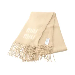 Miu Miu ミュウ ミュウ ロゴ マフラーのサムネイル