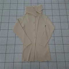 ◇ Θ セゾン ド パピヨン SAISON DE PAPILLON ロングカーディガン ベージュ系 レディース L E  【1511060025982】