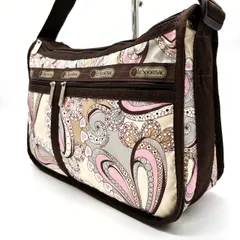 【良品】 LeSportsac レスポートサック ナイロン ハンドバッグ トートバッグ 総柄 キャンバス レディース メンズ ユニセックス 男女兼用