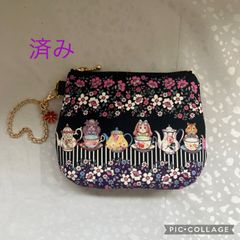 ラヴィ様お取り置き【ジョリーフルール】ぺったんこ小銭入れ - メルカリ
