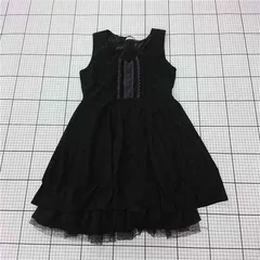 ◇ ⊂ アクシーズファム axes femme ノースリーブレースワンピース ブラック系 M レディース E  【1511060028983】