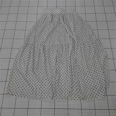 ◇ ⊂ アンドイット and it_ ドット柄フレアスカート ホワイト系 レディース Fサイズ E  【1511060028884】