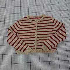 ◇ Θ ディドット Didot. ボーダー柄コットンカーディガン レディース Fサイズ E  【1511060030092】