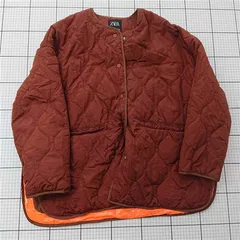 ◇ ⊇ ザラ ZARA 4432/708 キルティングジャケット ブラウン系 Sサイズ レディース E  【1511110016885】