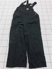 ◇ Θ 島桑 オーバーオール clf046 ブラック系 綿100% Mサイズ メンズ E  【1511110023531】