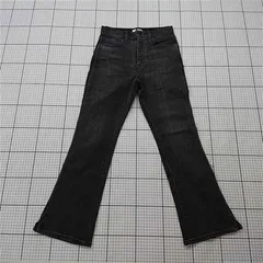 ◇ Θ プラステ PLST フレアデニムパンツ XXS ブラック系 レディース E  【1511120014116】