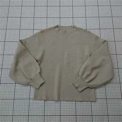 ◇ ⊇ ナイスクラップ continuer de NICE CLAUP ラメ混ニットプルオーバー ベージュ系 レディースF E  【1511120014673】