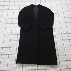 ◇ ⊇ フリーズマート FREE'S MART ノーカラーコート ブラック系 S レディース E  【1511120019302】