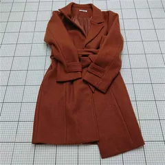 ◇ ⊇ リップサービス LIP SERVICE ベルト付きロングコート Sサイズ ブラウン系 レディース E  【1512010007775】