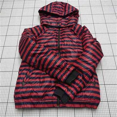 ◇ ⊇ アングリッド Ungrid 111330127701 ダウンジャケット ボーダー柄 Mサイズ レディース E  【1512010008215】