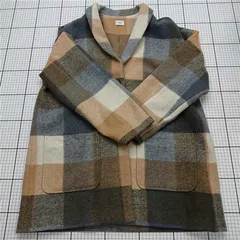 ◇ ⊇ アーバンリサーチドアーズ URBAN RESEARCH DOORS チェック柄コート Mサイズ メンズ E  【1512010008918】