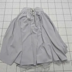 ◇ Θ アクシーズファム axes femme 編み上げチュールスカート Mサイズ ライトグレー系 レディース E  【1512020010932】