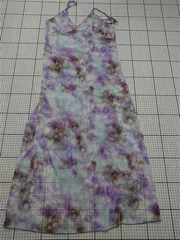 ◇ ⊂ エックスガール X-girl タイダイ柄キャミソールワンピース パープル系 レディース E  【1512020010895】