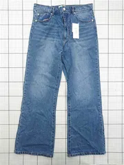 ◇ Θ モノマート MONO-MART pt791 ワイドデニムパンツ ライトブルー メンズ Lサイズ E  【1512020016484】