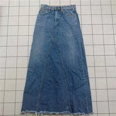 ◇ Θ ラングラー Wrangler WS8029 デニムマキシスカート Sサイズ レディース E  【1512020015722】