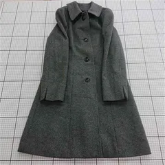 ◇ ⊇ ケティ ketty luxury ウールコート グレー系 サイズ2 レディース E  【1512020016774】