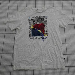 ◇ ⊂ プーマ PUMA グラフィックTシャツ ホワイト系 メンズ Mサイズ E  【1512020016743】