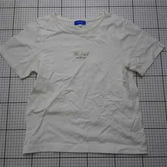 ◇ ⊂ ブルーレーベル クレストブリッジ BLUE LABEL CRESTBRIDGE ロゴ刺繍Tシャツ ホワイト系 レディース 38 E  【1512020023345】