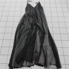 ◇ ⊂ コーディアルディール COORDI DEAL チュールキャミワンピース ブラック系 サイズ1 レディース E  【1512020022959】