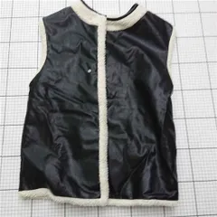 ◇ ⊇ カスタネ Kastane ボアリバーシブルベスト ブラック系 レディース E  【1512020022911】
