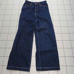 COACH ワイドレッグデニム ダークブルー - メルカリ