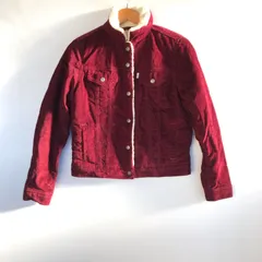 Levi's シェルパトラッカージャケット レディース M レッド 3082202512270043