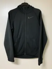 ナイキ ドライフィット スウッシュ サーマ スフィア ブラック 起毛 フーディ ジップアップ M (90 95)