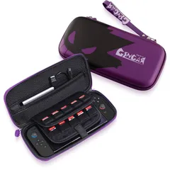 【特価セール】Switch2 ケース スイッチ2 専用ケース【全面保護・衝撃吸収・防汚防水・ストラップ付】switch 2 ポーチ Switch2 収納バッグ キャリングケース ハードポーチ 20枚ゲームカード収納可能（2.パープル）