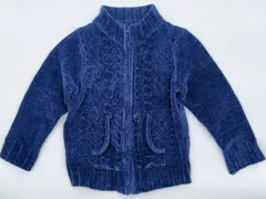 【新入荷!!】☆セット割対応☆ マーキーズ キッズ ジップアップ ニットカーディガン 軽アウター 110cm （1367）