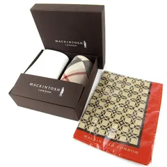 マッキントッシュロンドン ハンカチ ミニスカーフ 3点セット 未使用 ブランド まとめて レディース Mackintosh
