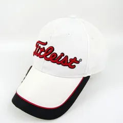 タイトリスト キャップ 帽子 ロゴ ゴルフウエア ブランド メンズ ホワイト Titleist 【中古】のサムネイル