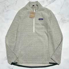 未使用品　パタゴニア　patagonia ウィメンズ　R1エア　ジップネック　Women's R1 Air Zip-Neck  WOOL WHITE ハーフジップ　フリース　Sサイズ　STY40250FA24