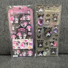正規品 クロミ マイメロディ シール 2点セット ドロップジェリーシール キラキララインストーン サンリオ 量産 地雷 デコ