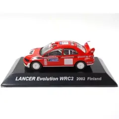 【中古】ミニカー 1/64 LANCER Evolution WRC2 2002 Finland #7(レッド×ホワイト) 「ラリーカーコレクション SS.7 三菱」   