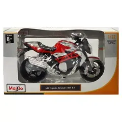 【中古】ミニカー 1/12 MV Agusta Brutale 1090RR(レッド×シルバー) 「モーターサイクルシリーズ」 [31101]