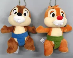 【中古】ぬいぐるみ チップ＆デール(ニューイヤーコスチューム2019/亥) ぬいぐるみバッジセット 「チップとデール」 東京ディズニーリゾート限定