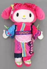 【中古】ぬいぐるみ マイメロディ ピューロランドコラボレーション ライブキャラBIGぬいぐるみ～マイメロディ・クロミ～ 「マイメロディ・クロミ」