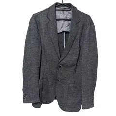 【美品】ÉDIFICE エディフィス メンズ ジャケット グレー ポリエステル100% 48サイズ B24