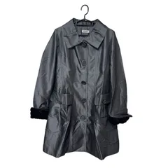 【美品】『タグ付き』HIROKO BIS ヒロコビス アウター ブラックコート ポリエステル100% 9サイズ B24