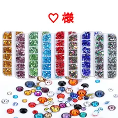 【♡　様】　高分子ストーン　ミルキーストーン　デコストーン　デコうちわ　ラインストーン