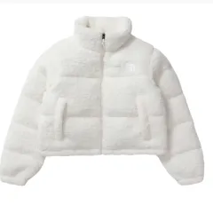 THE NORTH FACE ザノースフェイス ハイ ファイル ヌプシ ジャケット(ヌプシジャケット) ガーデニア 白 ダウン(ダウンジャケット) ボア ジャケット S
