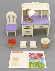 【中古】おもちゃ デスクセット(ホワイト) 「シルバニアファミリー」
