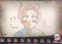 【中古】ランチョンマット 胡蝶しのぶ(幼少期) A3紙製ランチョンマット 「劇場版 鬼滅の刃 無限城編 第一章 猗窩座再来×ufotable Cafe×マチ★アソビCAFE 決戦の火蓋を切る 第2期 しのぶVS童磨 各所での戦い-その壱-」 コラボメニュー注文